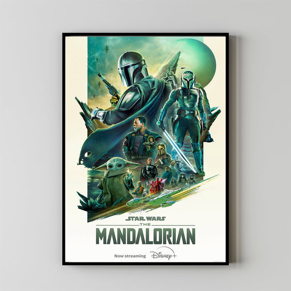 The Mandalorian Season 3 Movie Poster 2023 FilmRoom Decor Wall ArtPoster GiftCanvas prints 2