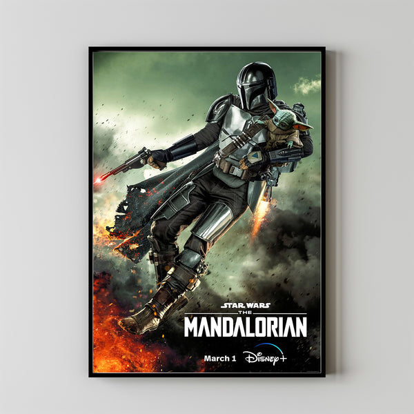 The Mandalorian Season 3 Movie Poster 2023 FilmRoom Decor Wall ArtPoster GiftCanvas prints 3