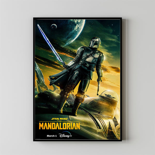 The Mandalorian Season 3 Movie Poster 2023 FilmRoom Decor Wall ArtPoster GiftCanvas prints 4
