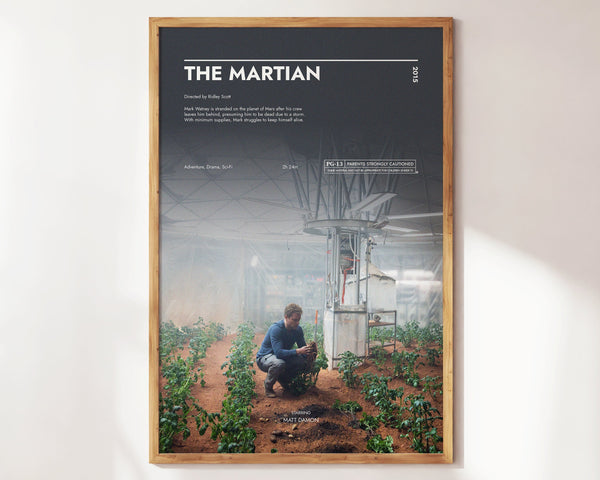 The Martian Poster  Art Print  Movie Posters  Gift for Movie lovers 1305330543