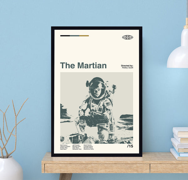 The Martian Poster, The Martian Movie, Ridley Scott, Vintage Poster, Minimalist Movie Poster, Vintage Print, Custom Poster, Home Decor 1711017483