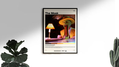 The Mask Movie Poster  Chuck Russell, Minimalist Movie Poster, Vintage Retro Art Print, Custom Poster, Wall Art Print, Home Decor 1243255907