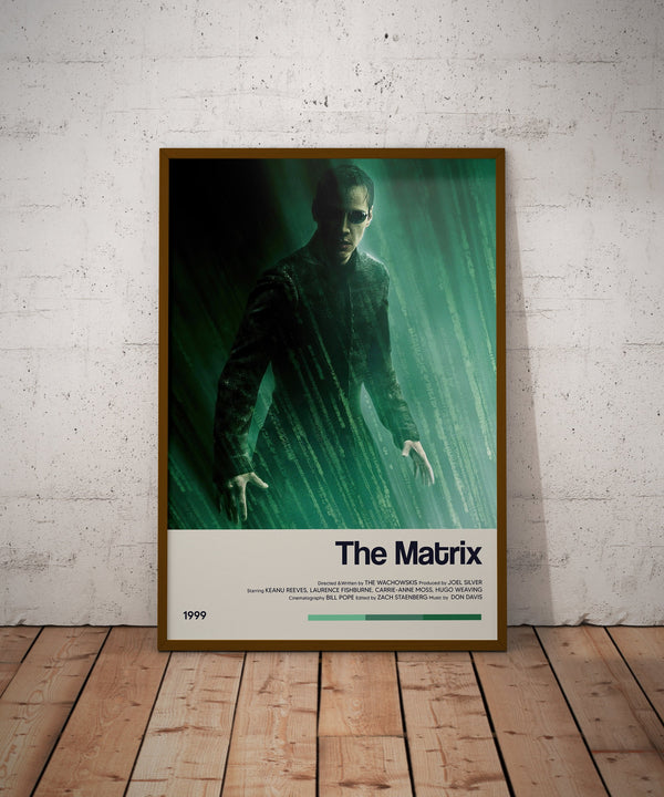 The Matrix Movie Poster - Retro Movie Poster Print - Wall Art Poster Decor - Vintage Movie Poster Art - Minimalist Movie Poster 1666138539 - Copy (3)