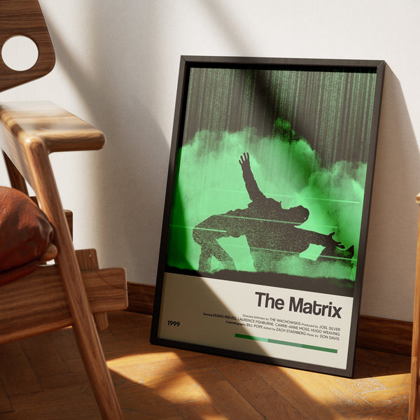 The Matrix Movie Poster - Retro Movie Poster Print - Wall Art Poster Decor - Vintage Movie Poster Art - Minimalist Movie Poster 1666138539 - Copy (4)