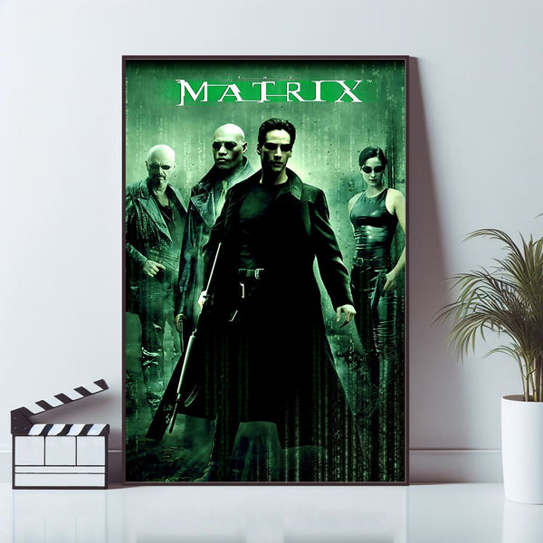The Matrix Movie Poster, Live Room Wall Art, Home Decor, Canvas Material Gift, High Quality Reproduction, Keepsake 1613008404