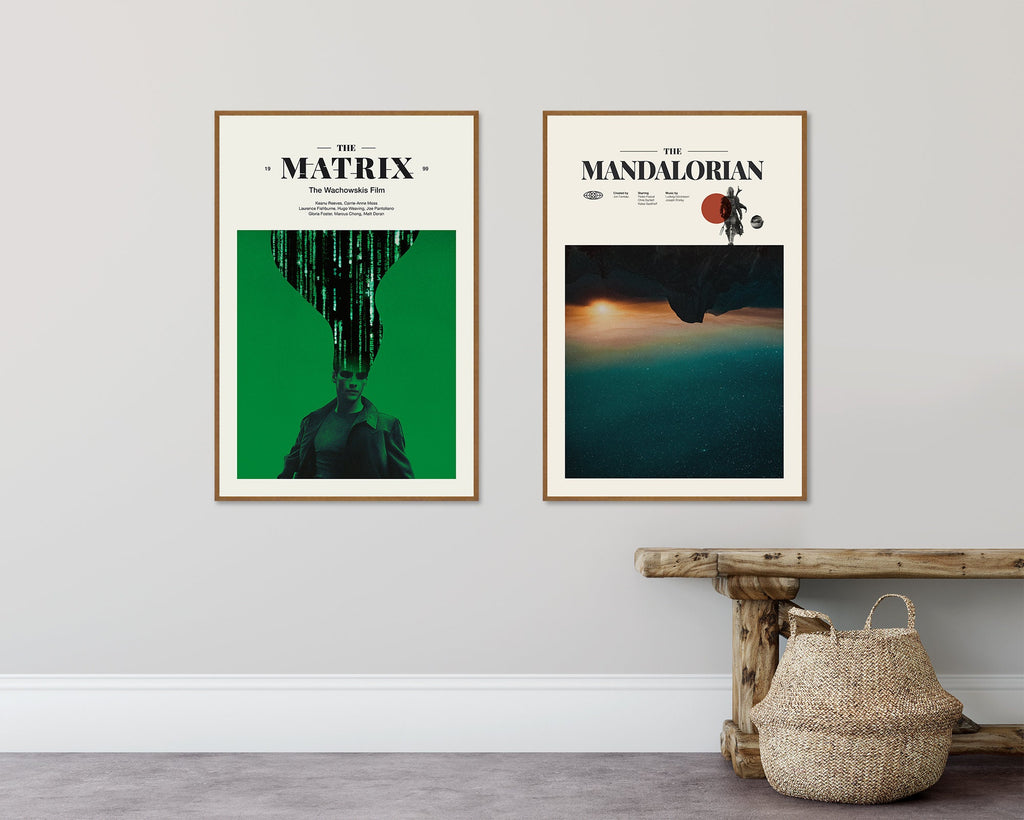 The Matrix Poster, The Matrix Print, Minimalist Poster, Movie Poster ...