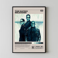 The Matrix Reloaded, Lana Wachowski, Minimalist Movie Poster