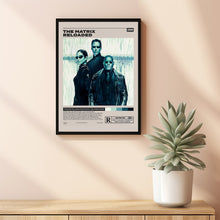 The Matrix Reloaded, Lana Wachowski, Minimalist Movie Poster
