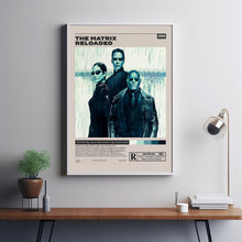 The Matrix Reloaded, Lana Wachowski, Minimalist Movie Poster