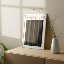 The Maze Runner Movie Barcode Print, The Maze Runner Print, The Maze Runner Poster, The Maze Runner Wall Art 1631661033