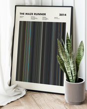The Maze Runner Movie Barcode Print, The Maze Runner Print, The Maze Runner Poster, The Maze Runner Wall Art 1631661033