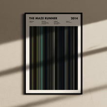 The Maze Runner Movie Barcode Print, The Maze Runner Print, The Maze Runner Poster, The Maze Runner Wall Art 1631661033