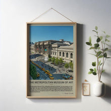 The Metropolitan Museum of Art- New York City Landmark Travel Poster Travel Printed Canvas Landscape Prints Gifts for Lover City poster 1763781315