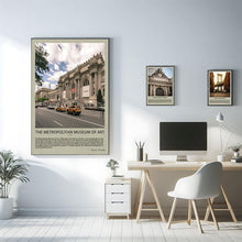 The Metropolitan Museum of Art- New York City Landmark Travel Poster Travel Printed Canvas Landscape Prints Gifts for Lover City poster 1763781315
