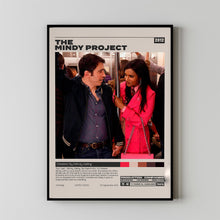 The Mindy Project, Mindy Kaling, Minimalist Tv Series, Vintage Retro Art