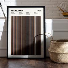 The Mummy Movie Barcode Print, The Mummy Print, The Mummy Poster, The Mummy Wall Art, The Mummy Art Print, The Mummy Frames 1627714968