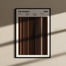 The Mummy Movie Barcode Print, The Mummy Print, The Mummy Poster, The Mummy Wall Art, The Mummy Art Print, The Mummy Frames 1627714968