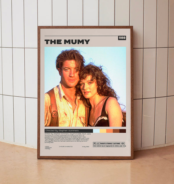 The Mummy Poster, Stephen Sommers, Minimalist Movie Poster