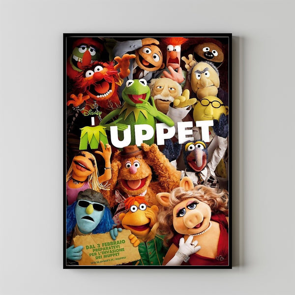 The Muppet Movie Movie Poster 2023 FilmRoom Decor Wall ArtPoster GiftCanvas prints 4