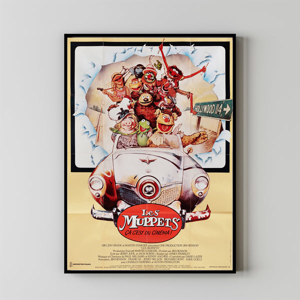 The Muppet Movie Movie Poster Print, Canvas Wall Art, Room Decor, Movie Art