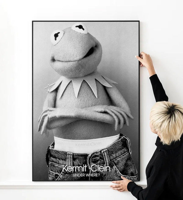 The Muppets Kermit Clein TV Show Poster High Quality Print Photo Wall Art Canvas Cloth Poster 1644763763