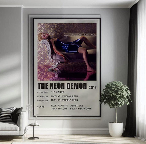 The Neon Demon (2016) Movie Poster Canvas Poster Minimalist Poster Art Print Gifts for Lover Mural Painting Home Decoration 1748518888