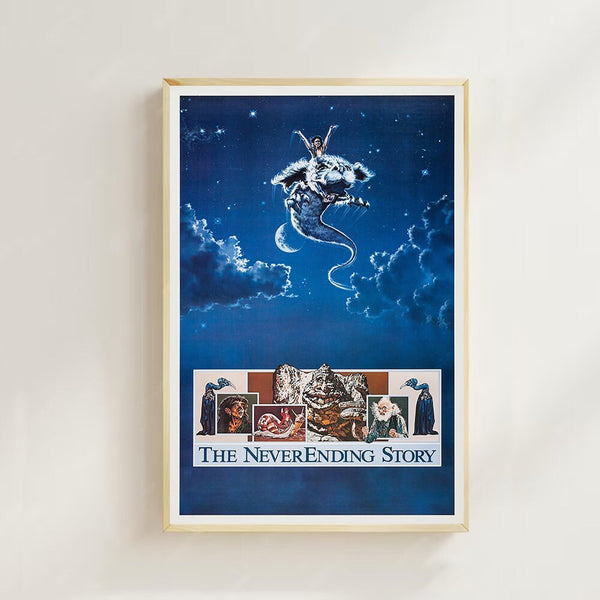 The NeverEnding Story (1984) -- Movie  Poster (Regular Style) Art Prints,Home Decor,Vintage Movie Poster, Art Poster for Gift，Canvas Poster 1629839956 - Copy