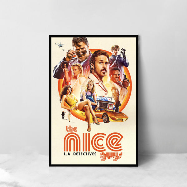 The Nice Guys Movie Poster - High Quality Canvas Art Print - Room Decoration - Art Poster For Gift 1656415912