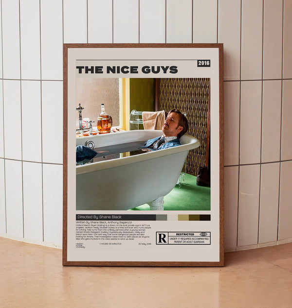 The Nice Guys Poster, Shane Black, Minimalist Movie Poster