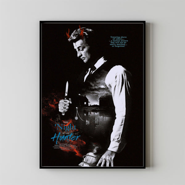 The Night of the Hunter Movie Poster,Film Fan Collectibles,Vintage Movie Poster,Home Decor,Wall Art,Poster Gifts 4