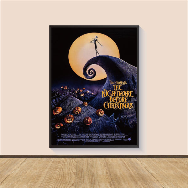 The Nightmare Before Christmas Movie Poster Print, Canvas Wall Art, Room Decor, Movie Art, Gifts for HimHer, Wall Art Print 1571559397