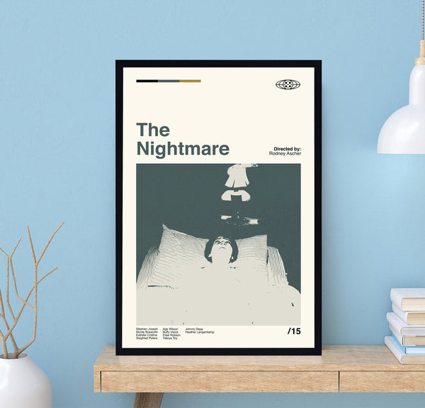 The Nightmare Poster, The Nightmare Movie, Rodney Ascher, Wall Art Print, Minimalist Movie, Modern Vintage, Minimalist Poster 1696846720