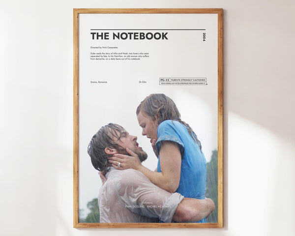 The Notebook Poster  Art Print  Movie Posters  Gift for Movie lovers 1287530418