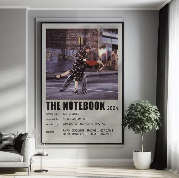 The Notebook (2004) Movie Poster Canvas Poster Minimalist Poster Art Print Gifts for Lover Mural Painting Home Decoration 1748519188