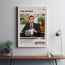 The Office Poster, Greg Daniels, Minimalist Tv Series, Vintage Retro Art Print