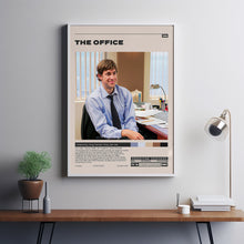 The Office Poster, Greg Daniels, Minimalist Tv Series, Vintage Retro Art Print 1