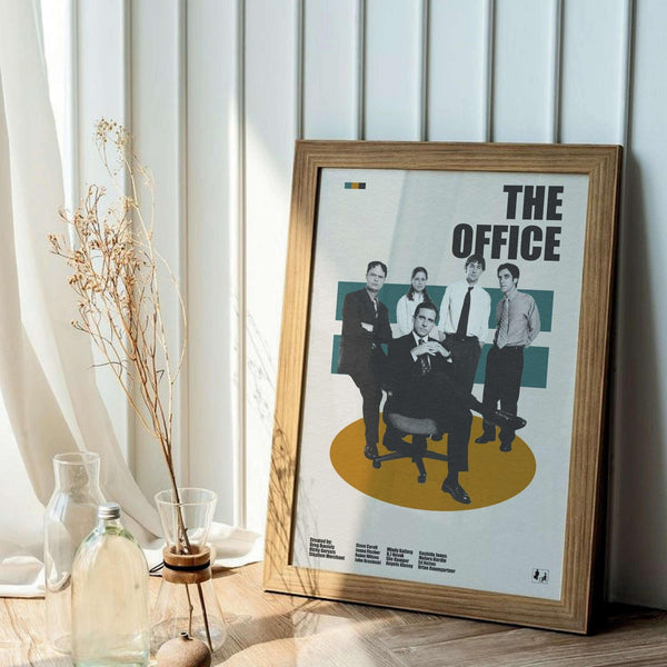 The Office Poster, The Office Tv Series Wall Art, Midcentury Art, Minimalist Print, Modern Wall Art, Gift For Him , 1702856059