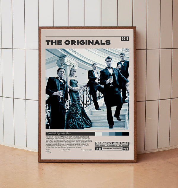 The Originals Poster, Julie Plec, Minimalist Tv Series, Vintage Retro Art Print