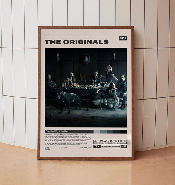 The Originals Poster, Julie Plec, Minimalist Tv Series, Vintage Retro Art Print 1
