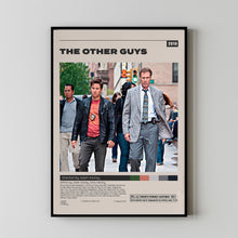 The Other Guys, Adam McKay, Minimalist Movie Poster, Vintage Retro Art