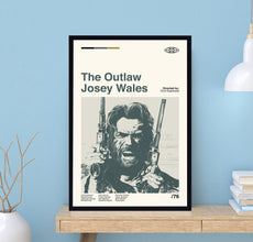 The Outlaw Josey Wales Poster, The Outlaw Josey Wales Movie, Clint Eastwood, Minimalist Art, Modern Art, Minimalist Poster, Wall Art 1712309611