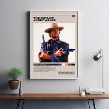 The Outlaw Josey Wales, Clint Eastwood, Minimalist Movie Poster