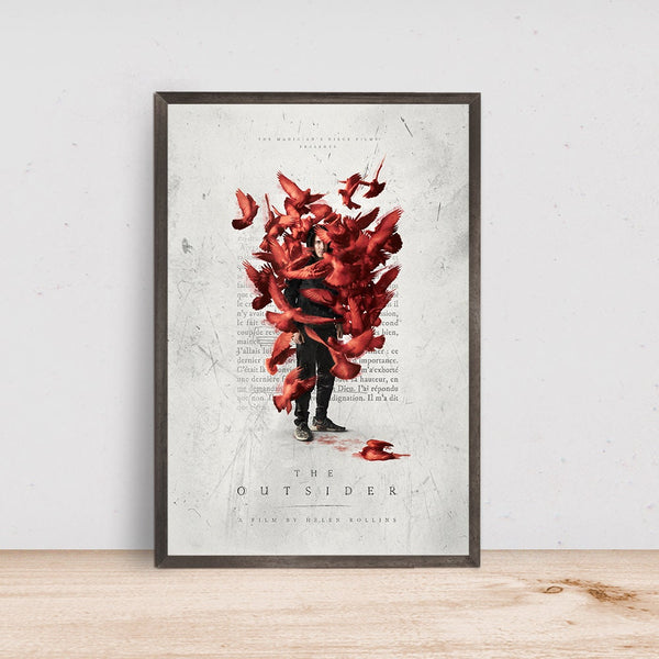 The Outsider Movie Poster - Room Decor Wall Art - Canvas Fabric Print - Poster Gift 1615793462