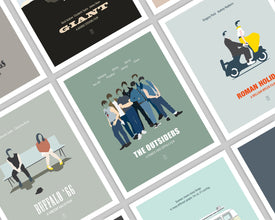 The Outsiders - Minimalist Poster, The Outsiders Movie, Diane Lane, Matt Dillon, Ralph Macchio, Emilio Estevez, Rumble Fish, SE Hinton 661286567