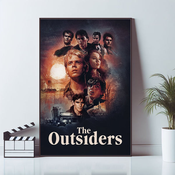 The Outsiders, Movie Poster, Art Poster, Wall Art Prints, Canvas Material Gift, Keepsake, Home Decor, Live Room Wall Art 1679927336