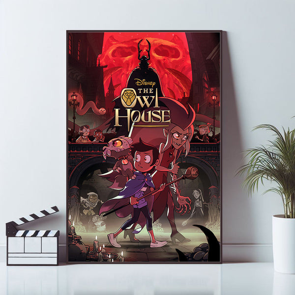 The Owl House, Movie Poster, Art Poster, Movie Wall Art, Canvas Material Gift, Home Decor, Keepsake 1602223093