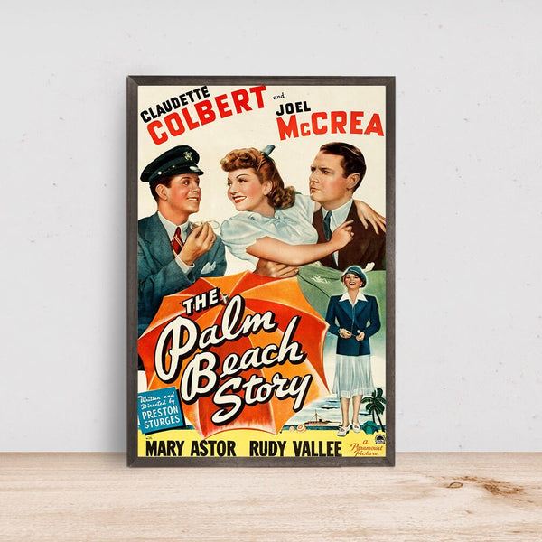The Palm Beach Story Movie Poster, Room Decor, Home Decor, Art Poster for Gift 1587040437