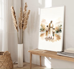 The Parable of the Two Sons Canvas Wall Art Poster Holy Modern Bible Verse Art Gift Watercolor Boho Christian Print Room Home Easter Print 1657152355