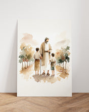 The Parable of the Two Sons Canvas Wall Art Poster Holy Modern Bible Verse Art Gift Watercolor Boho Christian Print Room Home Easter Print 1657152355