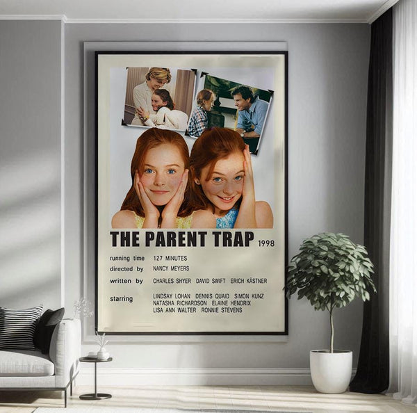 The Parent Trap (1998) Movie Poster Canvas Poster Minimalist Poster Art Print Gifts for Lover Mural Painting Home Decoration 1748519702